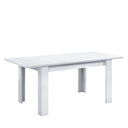 MESA COMEDOR EXTENSIBLE 90X140x190 CM BLANCO ARTIK