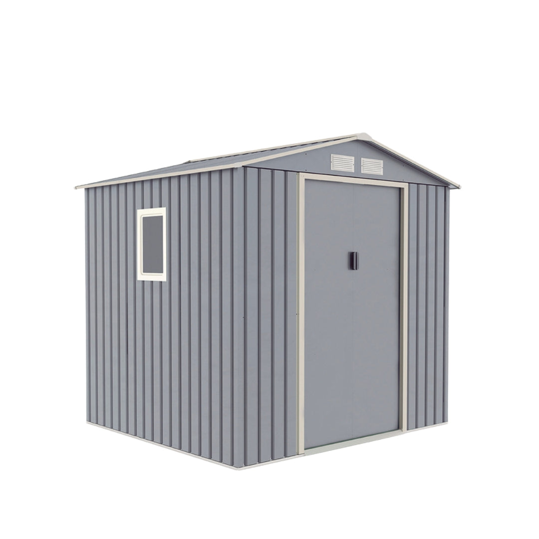 Caseta metalica menorca 213x205x191 cm gris m nortene