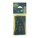 Pack 40 bridas de plastico para tutores fix 17 cm verde nortene