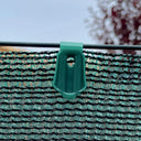 Clip fijacion pack 20 uds verde nortene