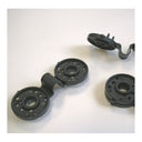 Clip fijacion pack 300 uds negro nortene