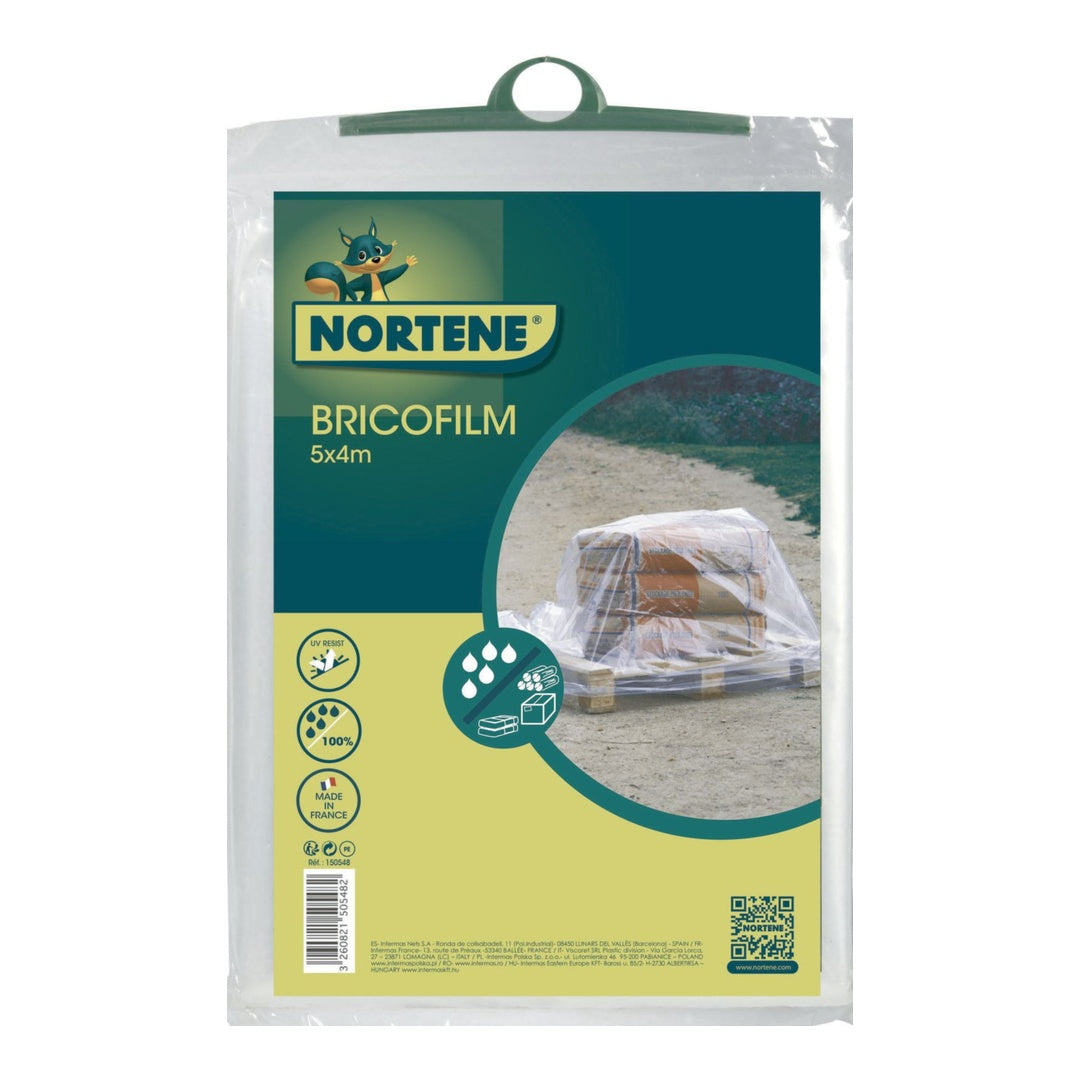 Film de protección 5x3 m transparente nortene