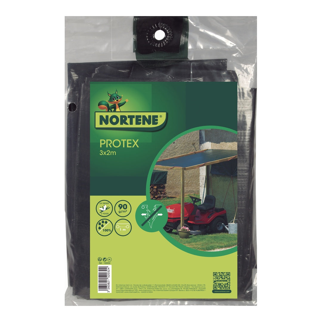 Toldo para leña reforzado 3x2 m verde nortene