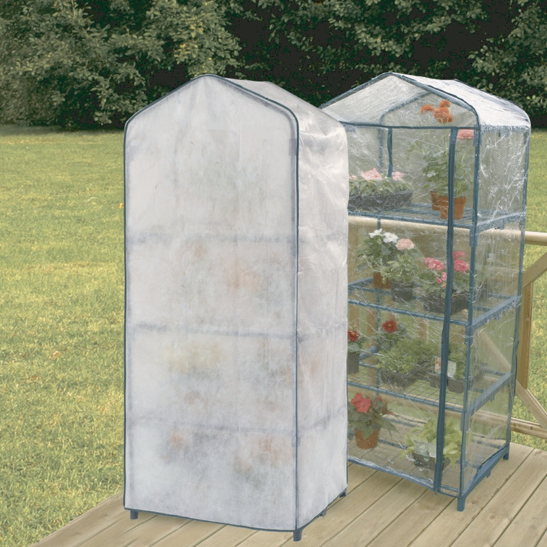 Invernadero balcony 4 verde/blanco 0,5x0,7x1,58 nortene