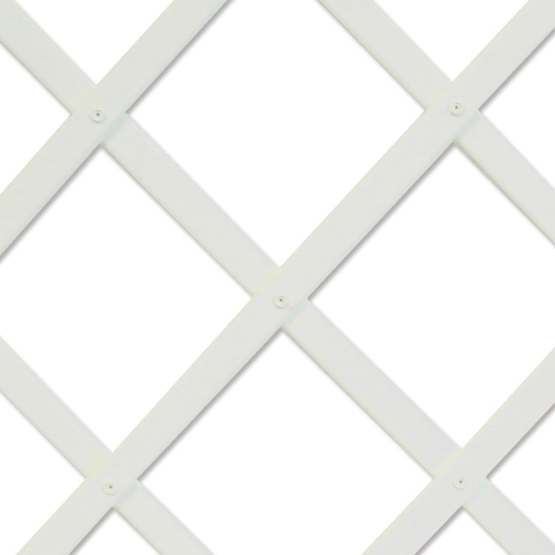 Celosia extensible pvc trelliflex blanco nortene