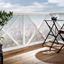 Malla plástica cuadrada extra 10 mm 1x25 m blanco nortene