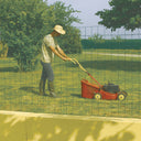 Malla metalica decorativa decomet verde nortene