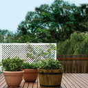 Panel decorativo pp 25 mm privat 1x2 m blanco nortene