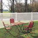 Panel decorativo pp 25 mm privat 1x2 m blanco nortene