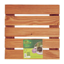 Soporte con ruedas madera flora roll nortene