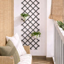 Treliça extensível em PVC Trelliflex na cor antracite Nortene