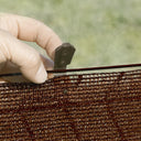 Clip fijacion pack 20 uds marron nortene