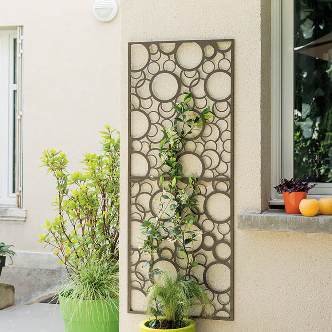 Panel decorativo metal deco panel bubbles 0.6x1.50 m nortene