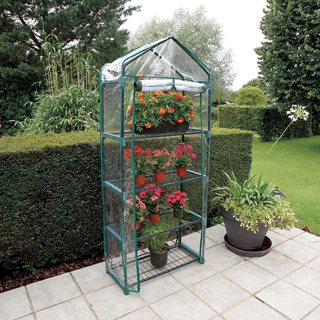 Invernadero de balcon balcony 4 1.58x0.7x0.3 m verde nortene