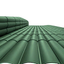 Cañizo pvc simple cara plasticane verde nortene