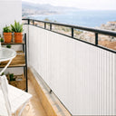 Barreira de PVC Nortene branca de plastificação de um lado