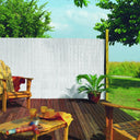 Cañizo pvc simple cara plasticane blanco nortene