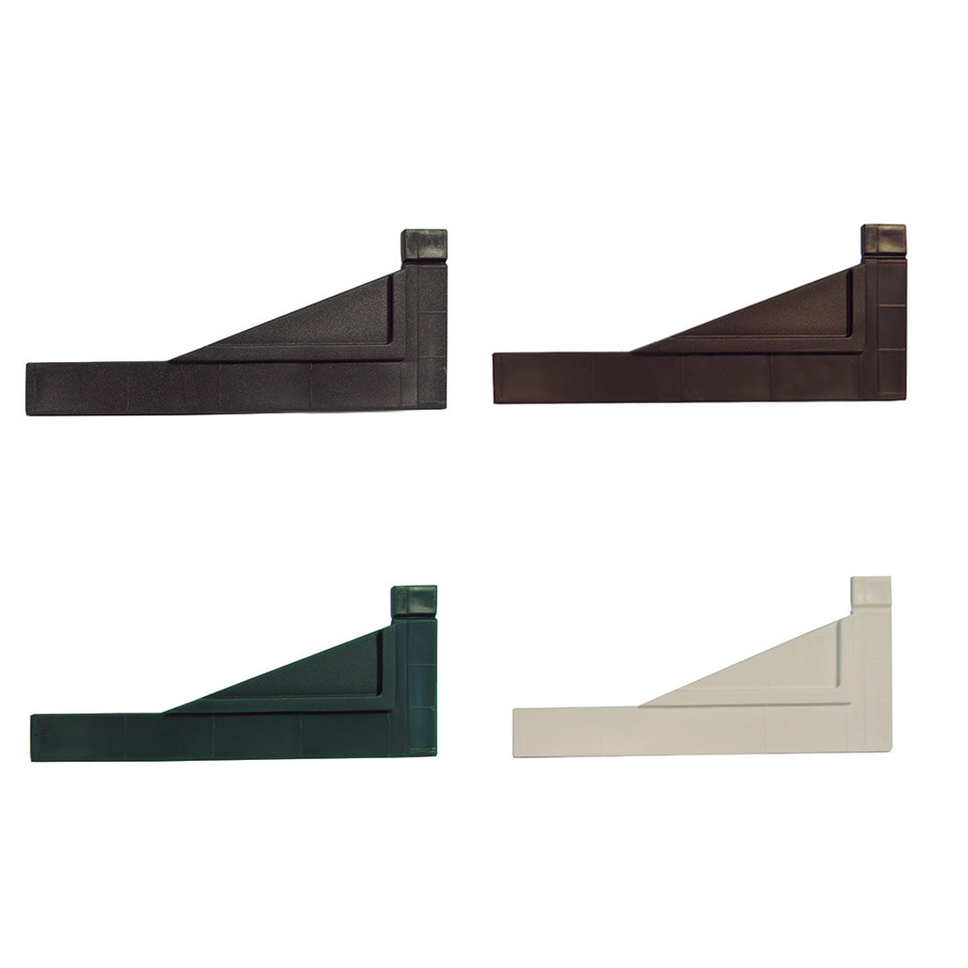 Escuadra para paneles decorativos prefix 6x14 cm blanco nortene