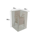 Funda protectora silla 70x70x110 cm nortene