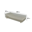 Housse de protection pour transat 200x80x40 cm nortene