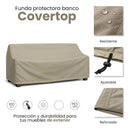 Funda protectora banco 170x65x90 cm nortene