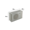 Capa protetora para ar condicionado 90x30x55 cm nortene