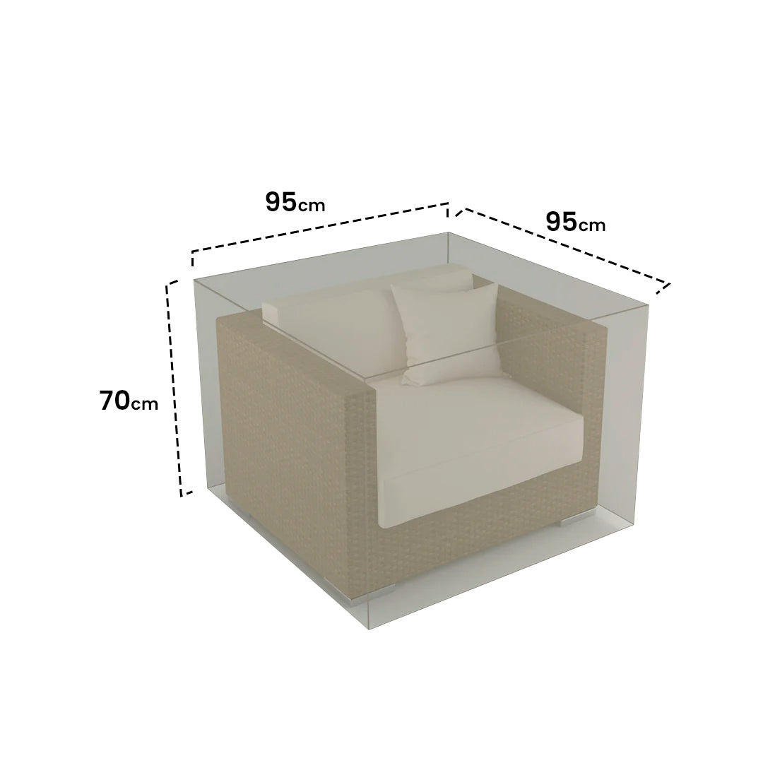 SOFA PROTECTIVE COVER 95X95X70 CM NORTENE 