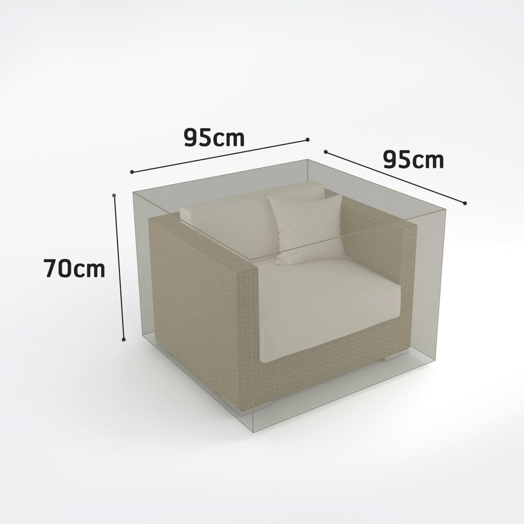 FUNDA PROTECTORA SOFÁ 95X95X70 CM NORTENE