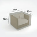 FUNDA PROTECTORA SOFÁ 95X95X70 CM NORTENE