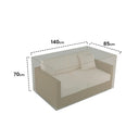 Funda protectora sofá 140x85x70 cm nortene