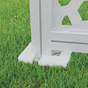 Tapa embellecedora para anclaje basfix 2x12.5x12.5 cm blanco nortene