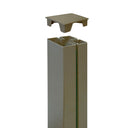 Tapa para poste alupost 2.1x6x6 cm oxido nortene