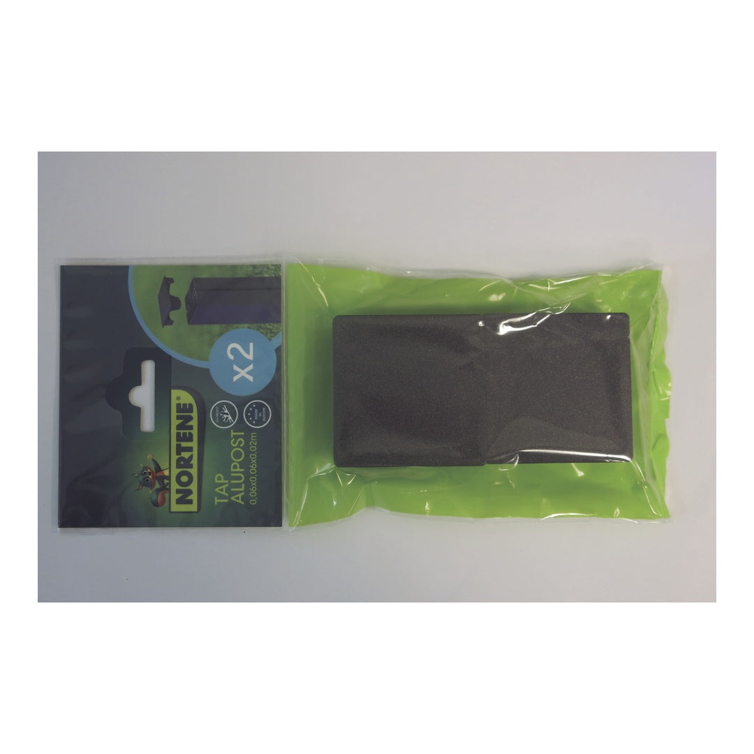 Tapa para poste alupost 2.1x6x6 cm antracita nortene