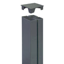 Tapa para poste alupost 2.1x6x6 cm antracita nortene
