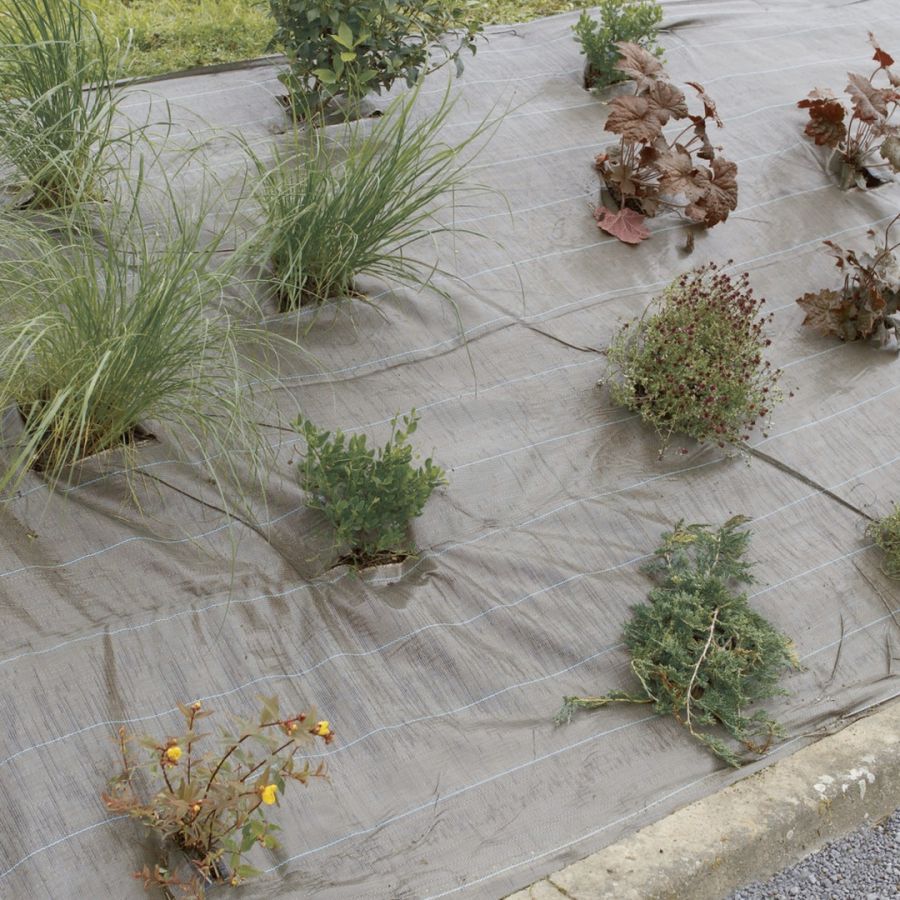 Malla antihierbas weedsol 90 g marrón nortene