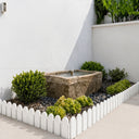 Bordura de jardin sierra border 0.20x0.80 m blanco nortene