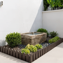 Bordura de jardin sierra border 0.20x0.80 m marron nortene