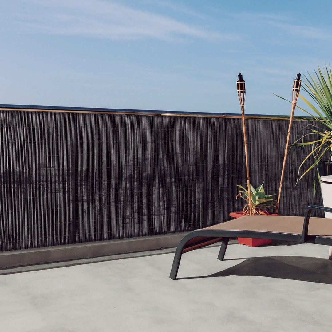 Cañizo sintético fency wick antracita nortene