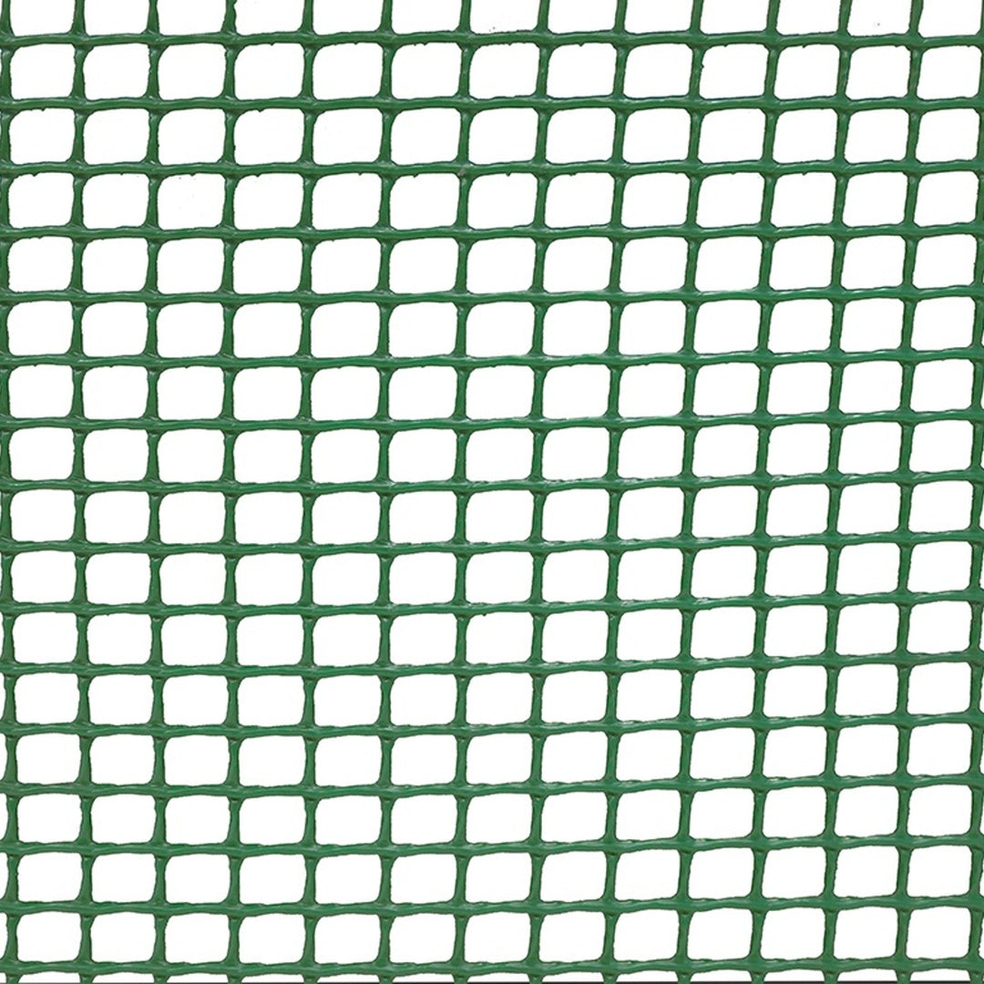 Malla plastica cuadrada premium 10 mm 1x25 m verde nortene