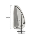 Funda protectora parasol 60x80x265 cm nortene