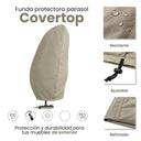 Funda protectora parasol 60x80x265 cm nortene