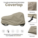 Funda protectora bicicleta 200x75x110 cm nortene