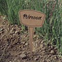 PACK OF 5 MISCANTHUS FIBER LABELS 25 CM NORTENE