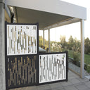 Panel decorativo nautic 1x1 m antracita nortene