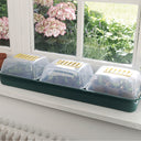 Pack 3 mini invernaderos para semillas grow window 66x18x9 cm nortene