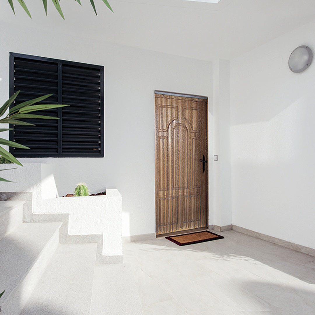 Cortina de madera etna 200x90 cm nortene