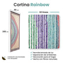 RAINBOW WOODEN CURTAIN 60 LINES 90X200 CM NORTENE 