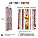 TAIPING DOOR CURTAIN 60 LINES 90X200 CM