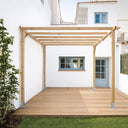 Kit pergola in legno 3x2,5x2,4 m + pali 7x7