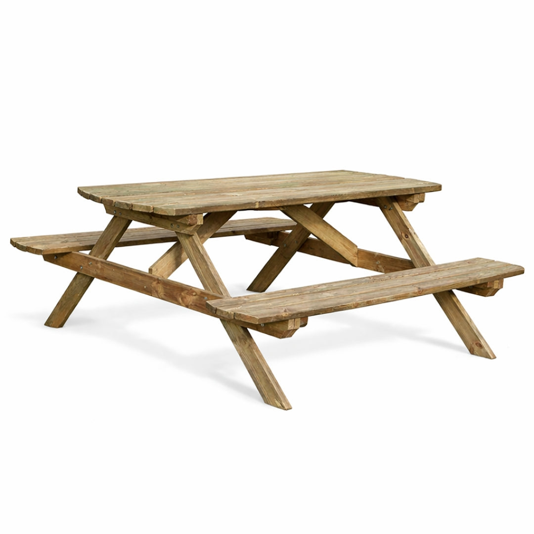 Tavolo da picnic in legno di pino 72x172x159 cm nortene